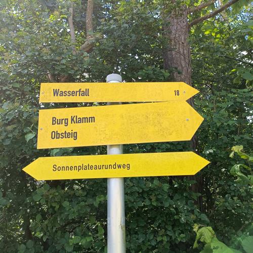 Wandertag Burg Klamm