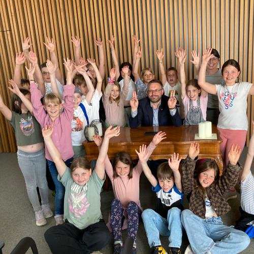 Besuch im Gemeindeamt