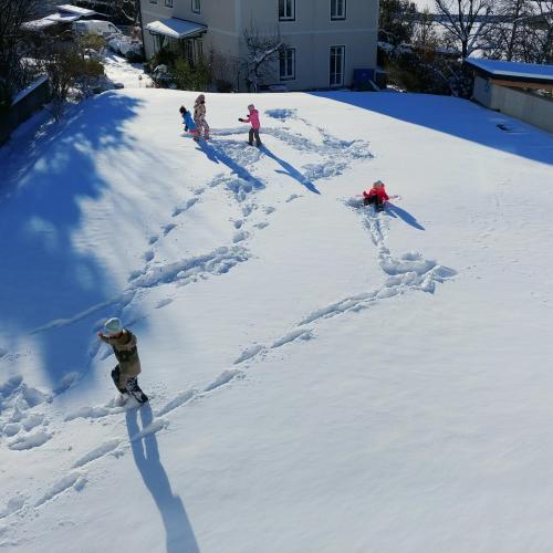 Der erste Schnee Juchee