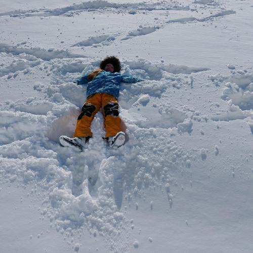 Der erste Schnee Juchee