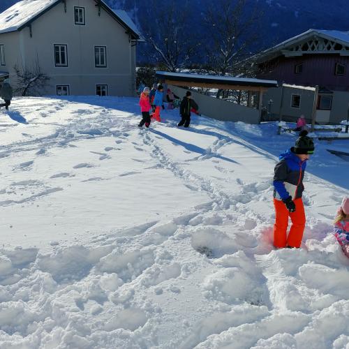 Der erste Schnee Juchee