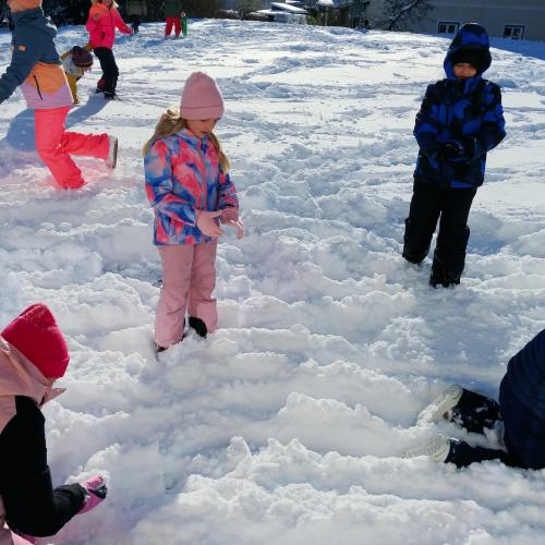 Der erste Schnee Juchee
