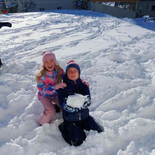 Der erste Schnee Juchee