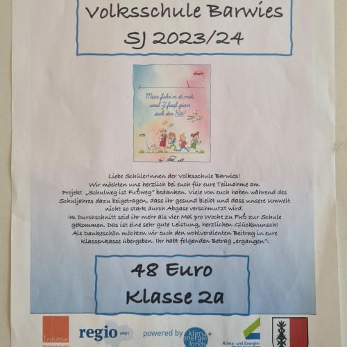 Zu Fuß in die Schule