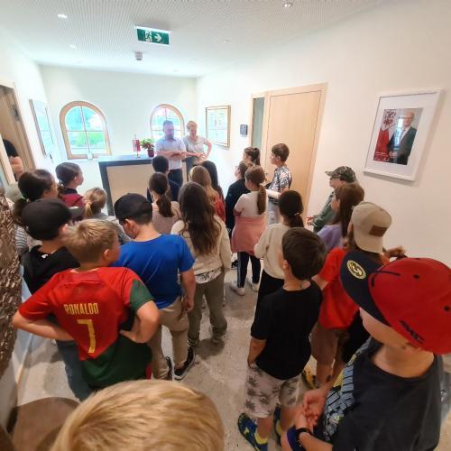 Besuch beim Bürgermeister