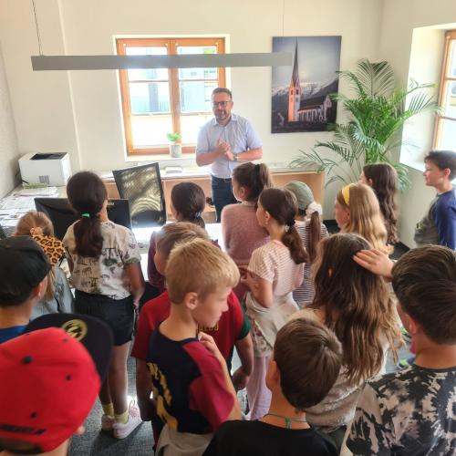 Besuch beim Bürgermeister