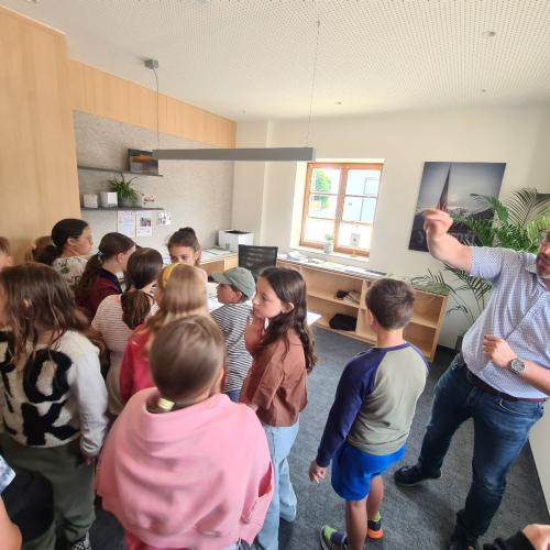 Besuch beim Bürgermeister