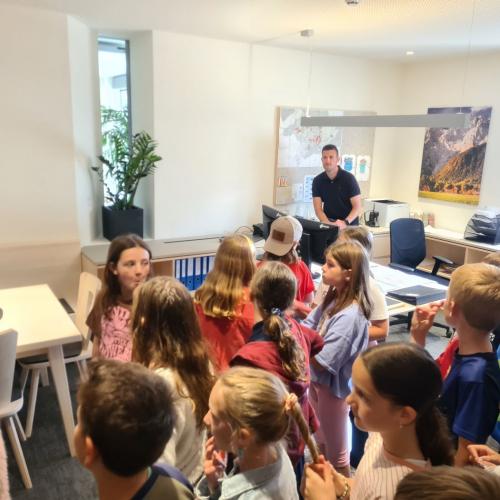Besuch beim Bürgermeister