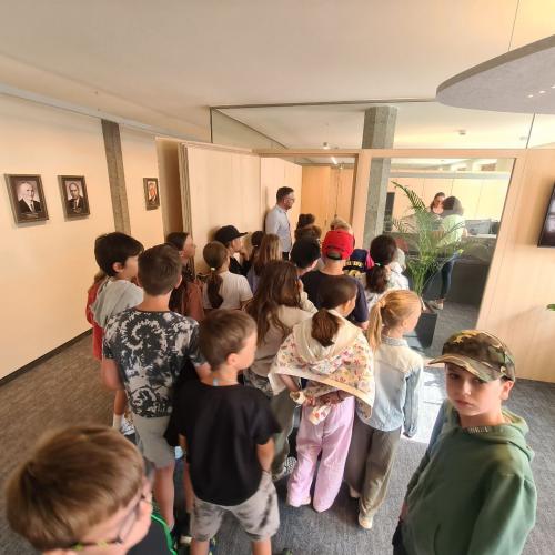 Besuch beim Bürgermeister