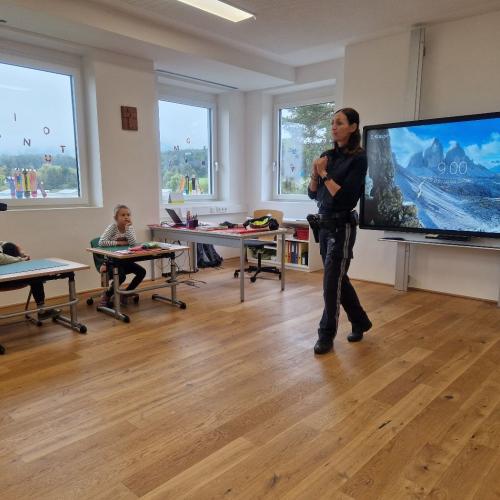 Besuch der Schulwegpolizei