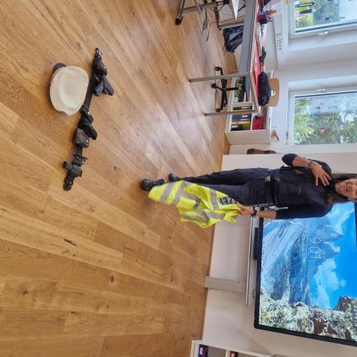 Besuch der Schulwegpolizei