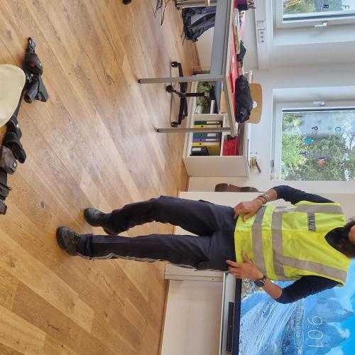 Besuch der Schulwegpolizei