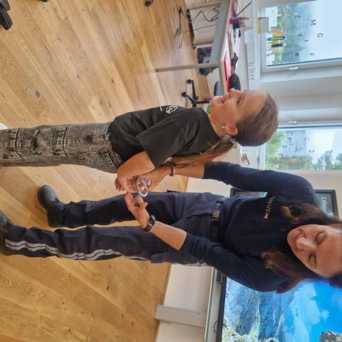 Besuch der Schulwegpolizei