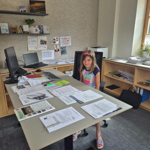 Besuch im Gemeindeamt