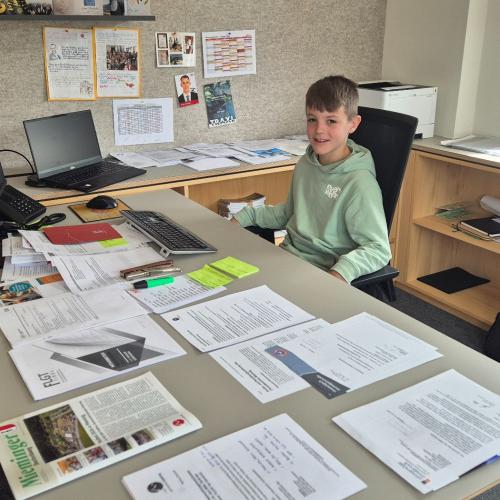Besuch im Gemeindeamt