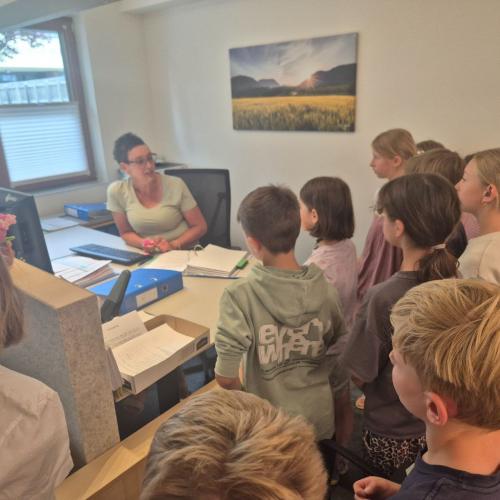 Besuch im Gemeindeamt