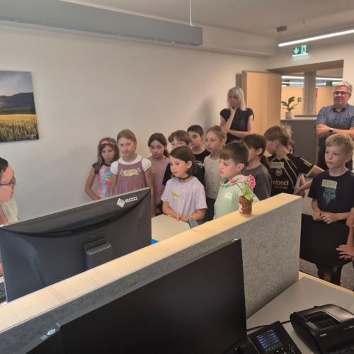 Besuch im Gemeindeamt
