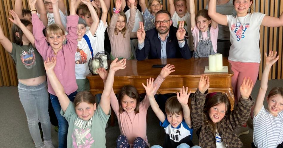 Besuch im Gemeindeamt