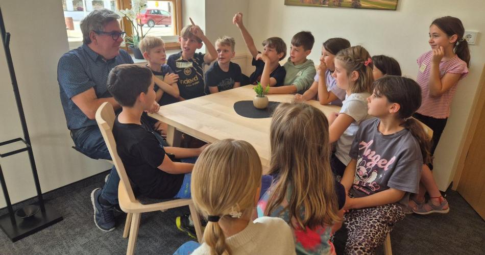 Besuch im Gemeindeamt